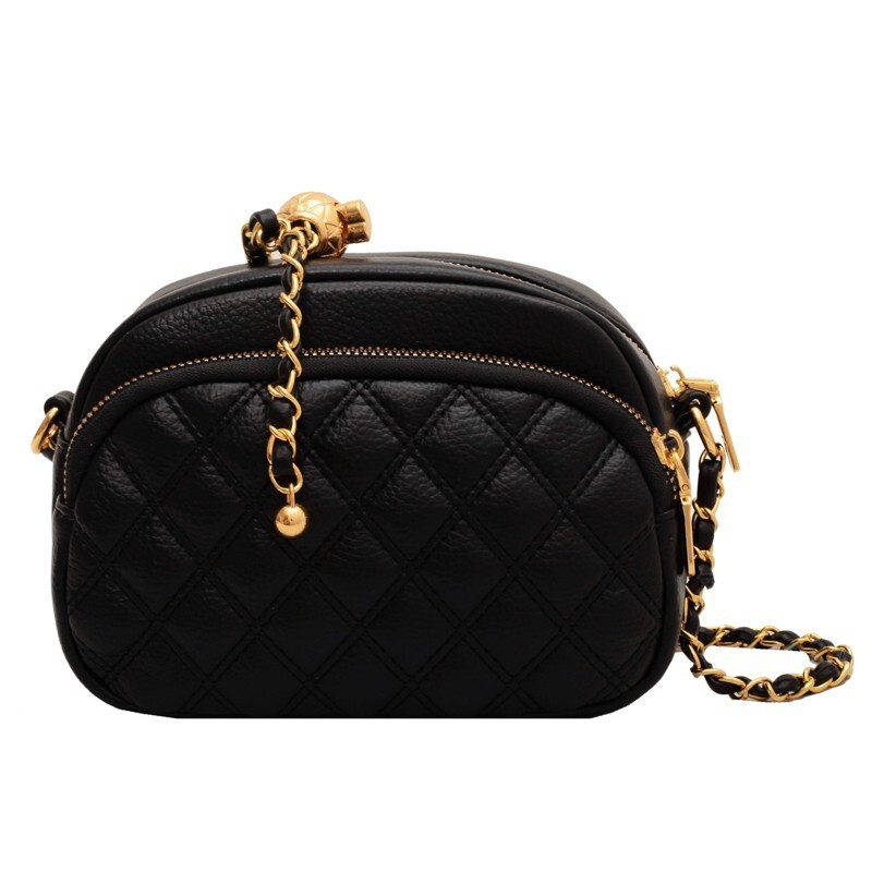 Luxury Brand Designer Bag High-Quality Texture Bag For Women, Niche Autumn And Winter New Fashionable Single Shoulder Bag, Quilted Chain Crossbody Bag