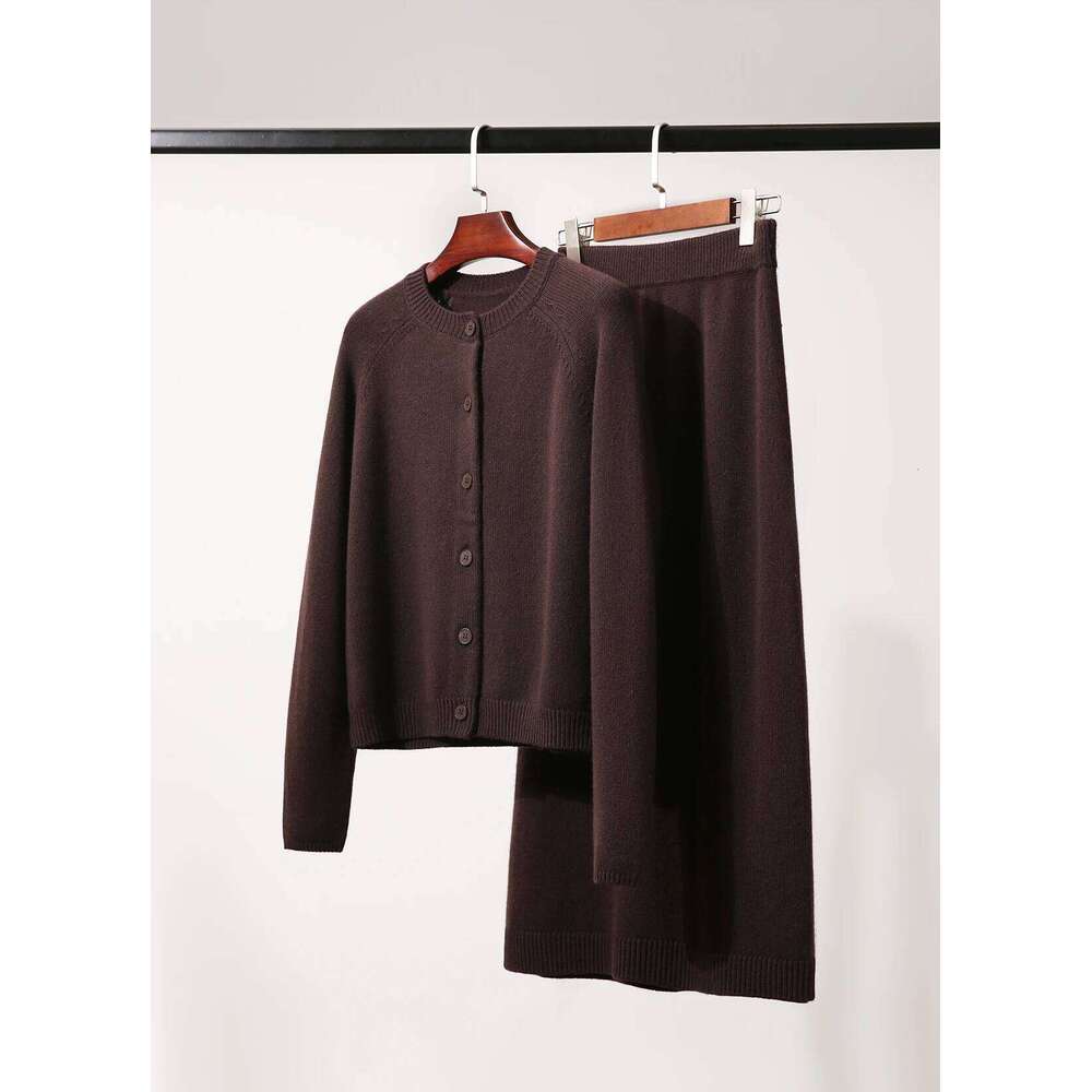 Row Wind Wool Cashmere Series ~ New Sweaters In Autumn And Winter/Overskirt Fashion Two-Piece Suit 251022
