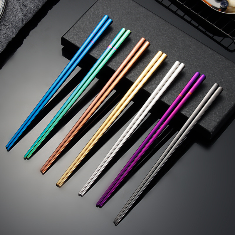 Gold Chopstick Wed Stainless Steel Chopstick Personalize Gift