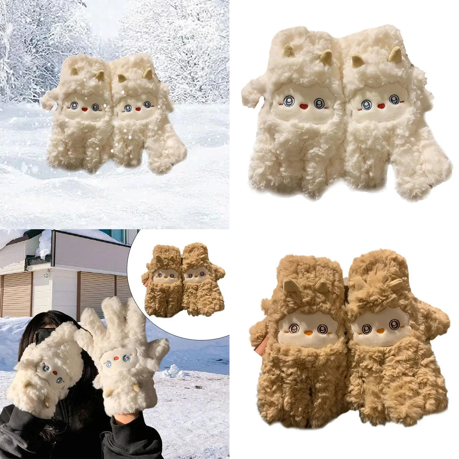 Winter Gloves for Women Lightweight Skin Friendly for Girls Cold Weather Gloves 251021