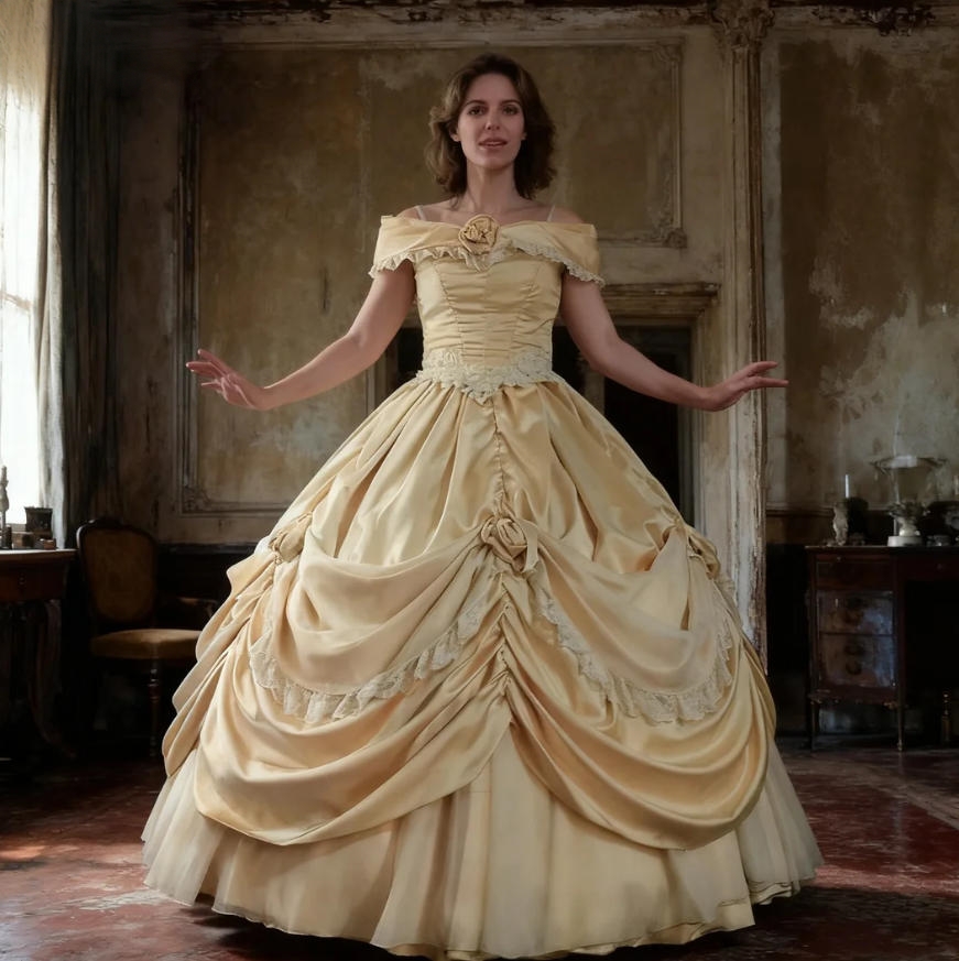 Champagne Princess Prom Dresses Ruched Floor Length Vintage Ball Gown Evening Gowns Off Shoulder Customized Party Special Occasion Wear