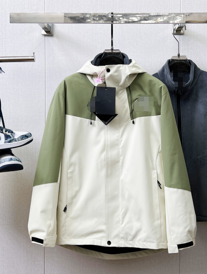 P Designer Spring New Sht Style -spired Baseball f Women Block Casual Jacket Top XJ04