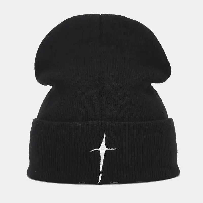 Winter New Beanie Hat For Men and Women Fashion Embroidered Knitted Hat Street Style Hip Hop Hat Outdoor Warm Skiing Hat J251022
