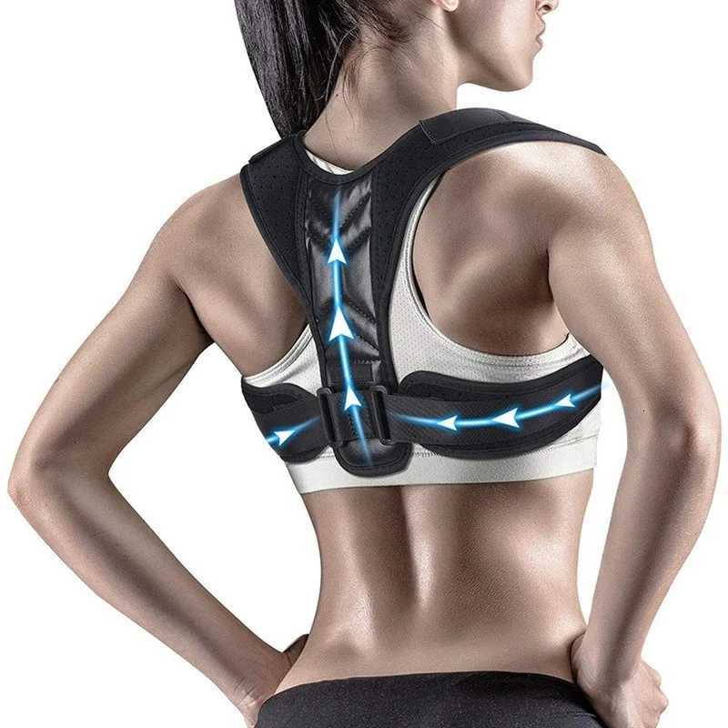 Posture Corrector Unisex Adjustable For Clavicle Spine Support Belt Reshape Your Body Home Office Sport Upper Back Neck Brace D251022