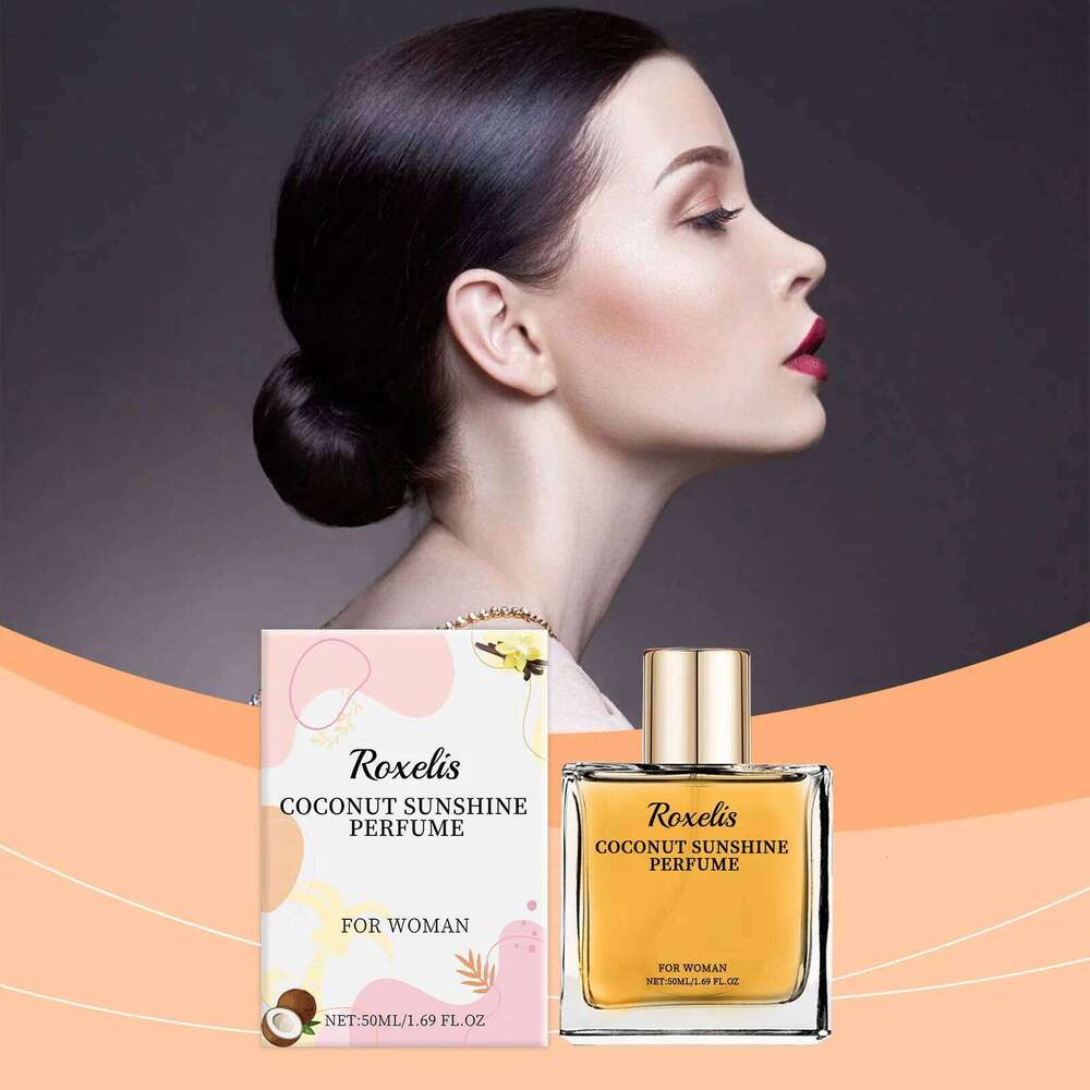 Roxelis Vanilla Coconut Light Lasting Elegant Charming Women Fragrance Convenient Fresh Perfume