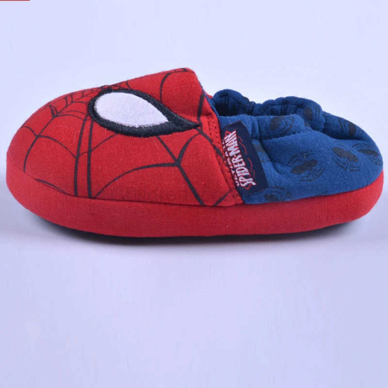 Disney Indoor Home Slippers Parentchild Heel Cotton Antiskid Floor Childrens Shoes Breathable Cartoon Red Slippers Size 2646 H251022