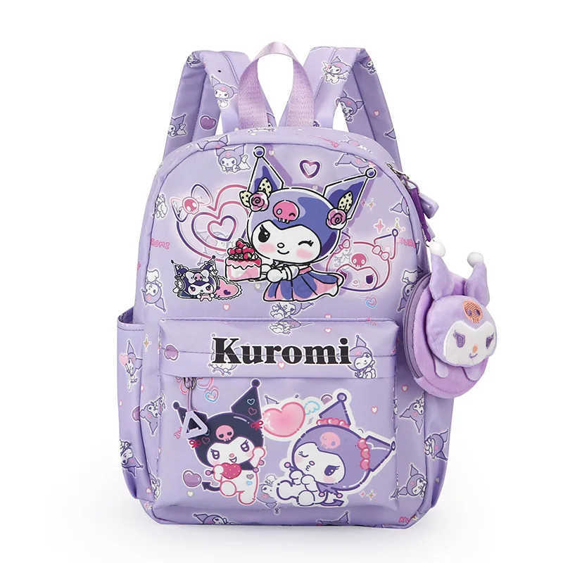 Sanrio Hello Kitty Kuromi Girls Backpack Cute Cartoon School Bag for Children Lightweight Durable Kids Backpack L251022