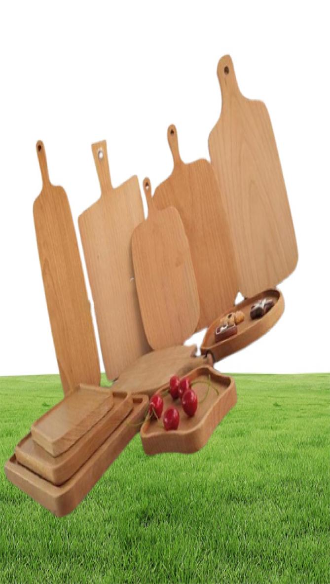 Wooden Cutting Boards Pizza Fruit Wood Baking Tool No Cracking Deformation R51Pg Blocks Kucoi6730814