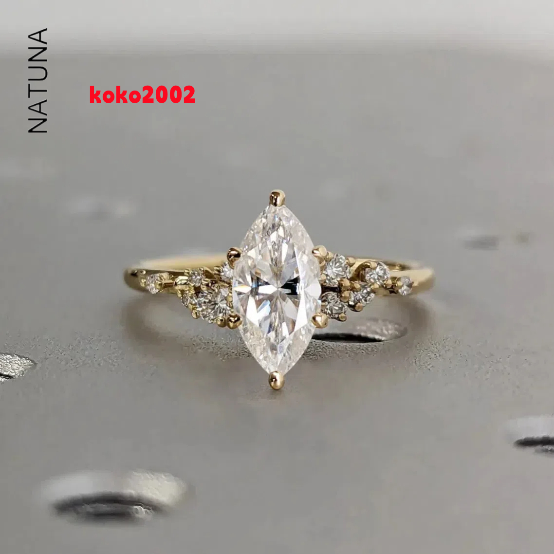 Fashion 1ct Rings 925 Silver D VVS1 Diamond Zircon Moissanite Jewelry Engagement Custom Ring for Girls