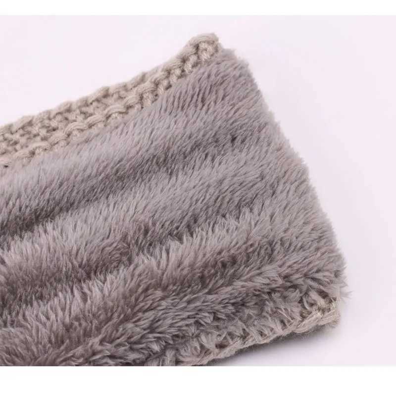 Winter Chunky Knit Womens Headband Trendy Cable Commute Hair Band Chunky Knit Fleece Lady Ear Warmer Thick Fashionable Hair Tie V251022