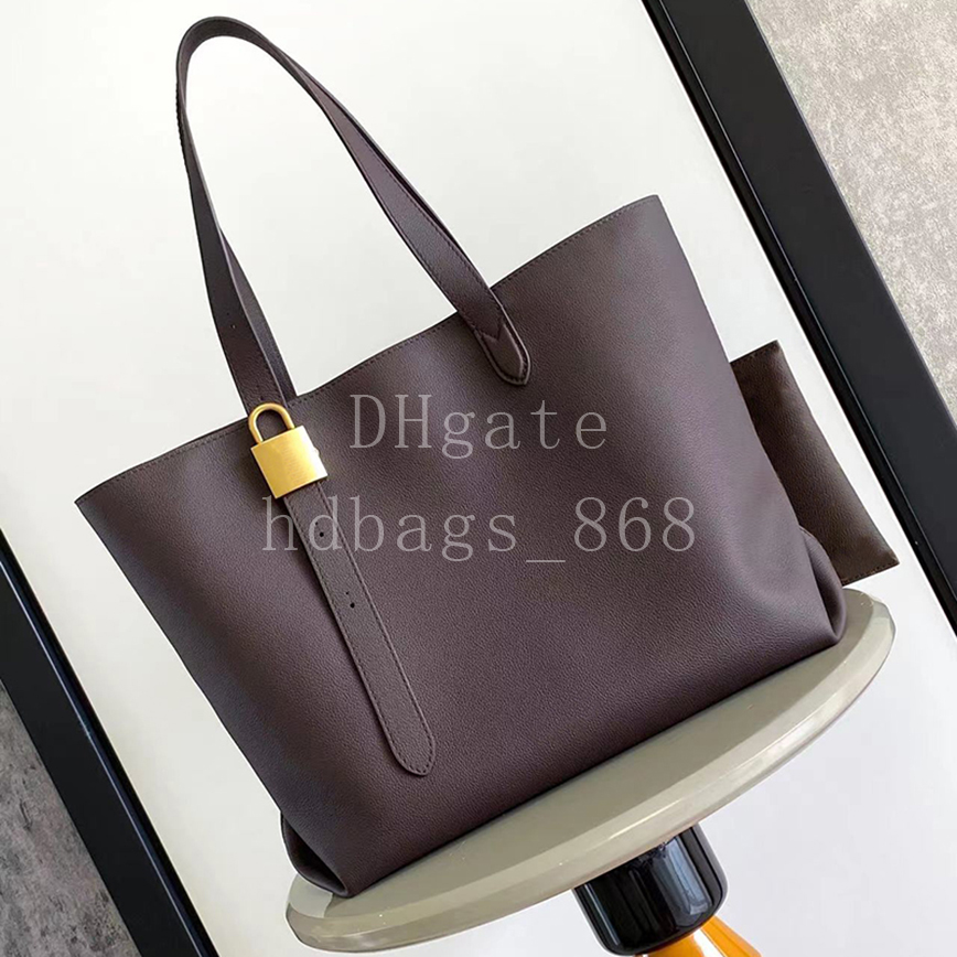 LOW KEY Cabas MM Tote Handbag Shoulder bags 47CM Designer Shopping bag Luxury Calfskin Top Mirror High quality Hobo bag With box LL09A1