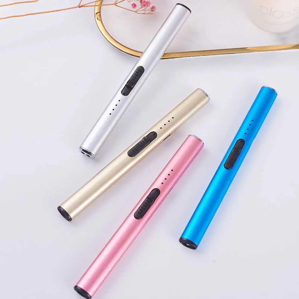 Electric Candle Lighter Rechargeable Flameless Plasmas Lighter Portable Windproof Ignition Tool C251022