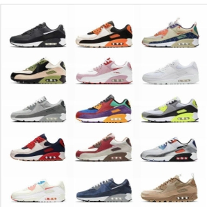 OG Maxs airmaxx90 Running Shoes 90s Sports airo max90 Sneakers Phantom Coconut Milk Black White Infrared Caramel Objet For Mens Women airrs airmaxitys...