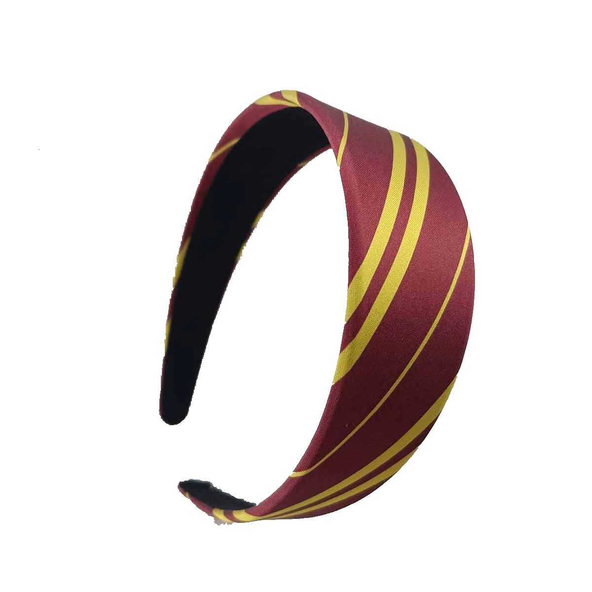 1PCS Magic College Wizard Slytherin Costume Cosplay Style Vintage Hair Hoop Striped Girls Silk Headband Accessories V251022