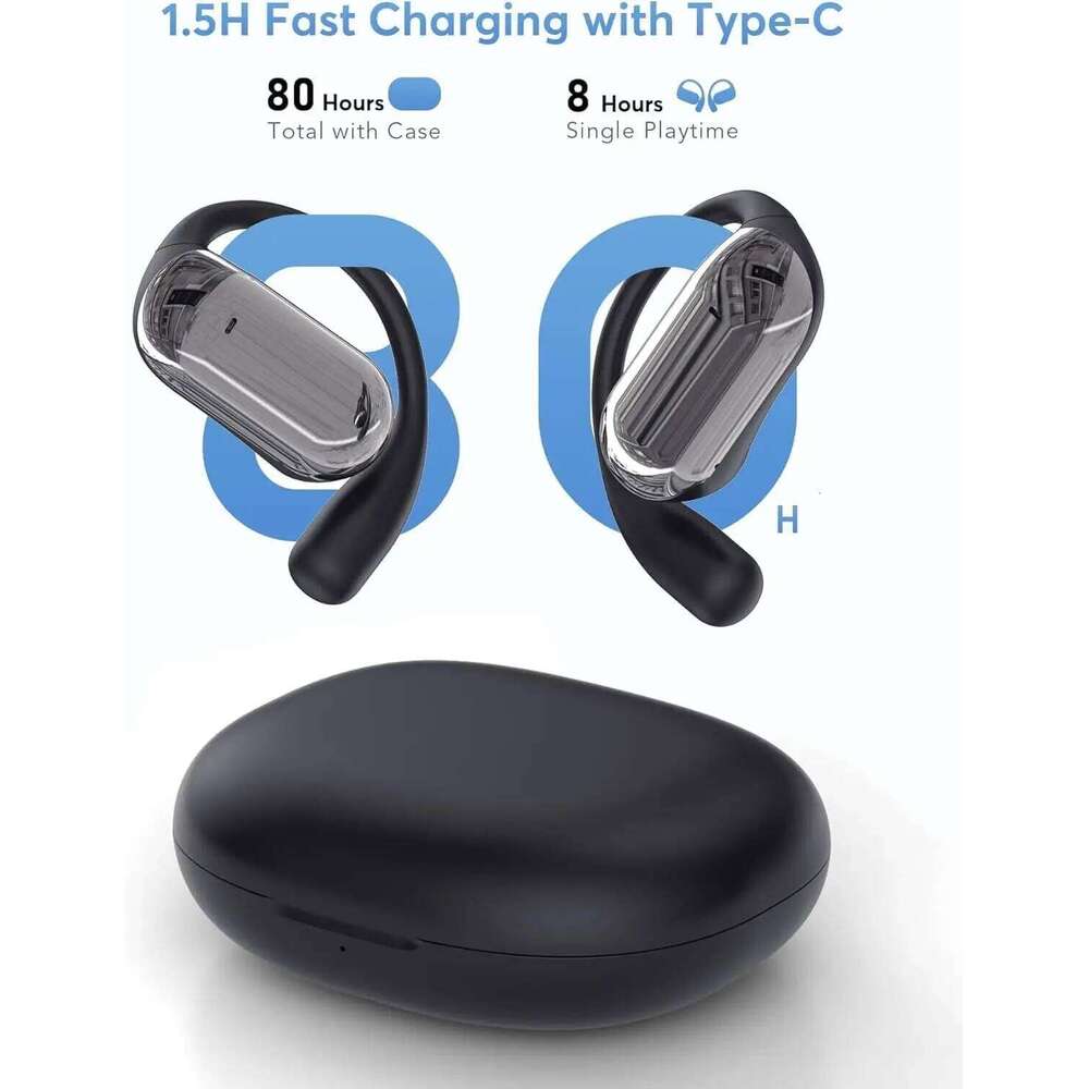 UYUXIO Real Time Translator Headphones AI Language Translation Earbuds 144 Languages & Accents 3 In 1 OWS Ear Buds For Business