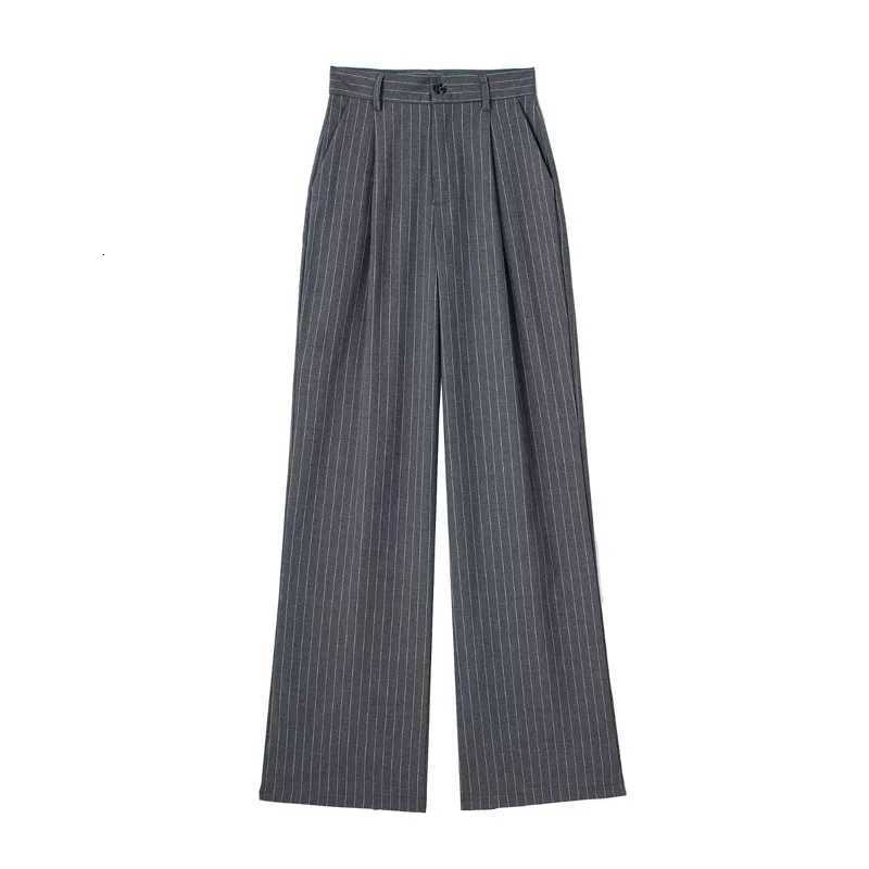 HXAO Women 2024 Wide leg Pants Baggy High Waist Pants Womens Wide Trousers Black Office wear Wide Pants Woman Autumn TrousersT251022