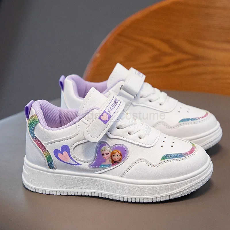 Disney Frozen Elsa NonSlip Sole Girls sports shoes Fashion Cartoon children Casual Shoes New Sneakers Student Board H251022