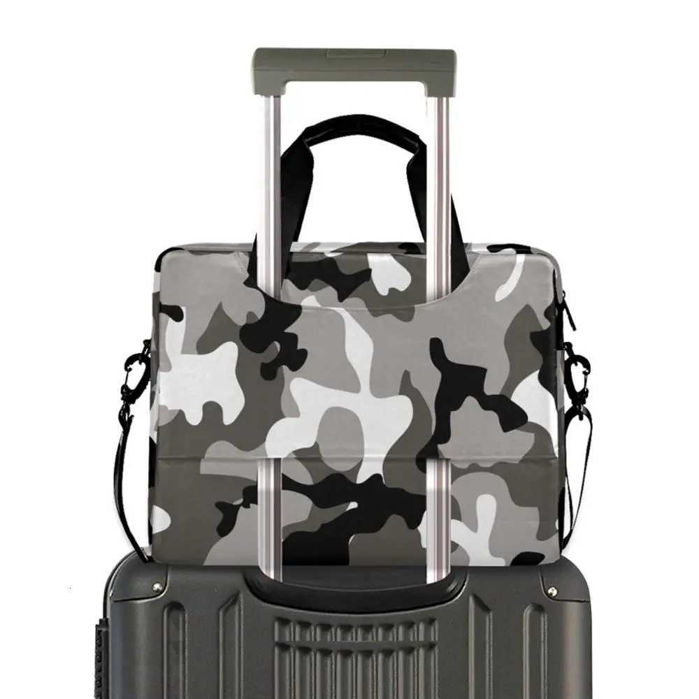 Business Briefcase Men Bag Army Fan Camouflage Printing Computer Laptop Handbag Male Shoulder Messenger Bags Mens Travel Bags W251022