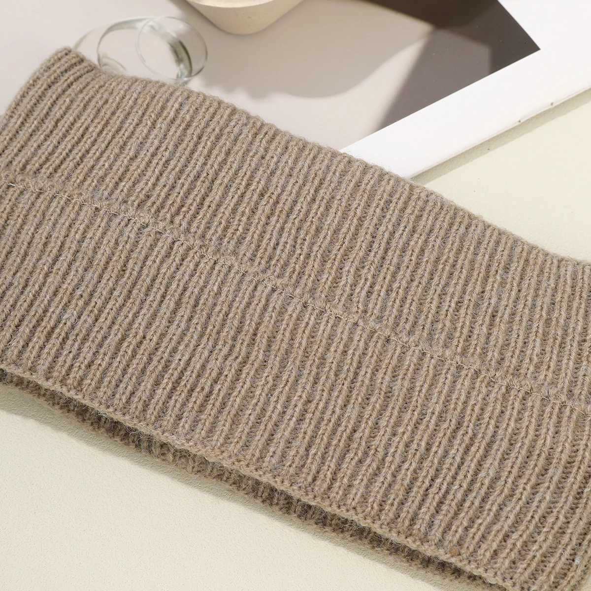 1pc Vintage Knitted Headband Elastic Soft Hair Band Headwear Hair Accessories Autumn Winter Thick Warm Ear Protection Hairbands V251022