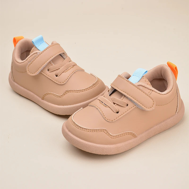 Arrival Unisex Daily Outdoor Nonslip Lightweight Comfortable White Sneakers Toddlers First Walking Shoes EK9S101220 251022