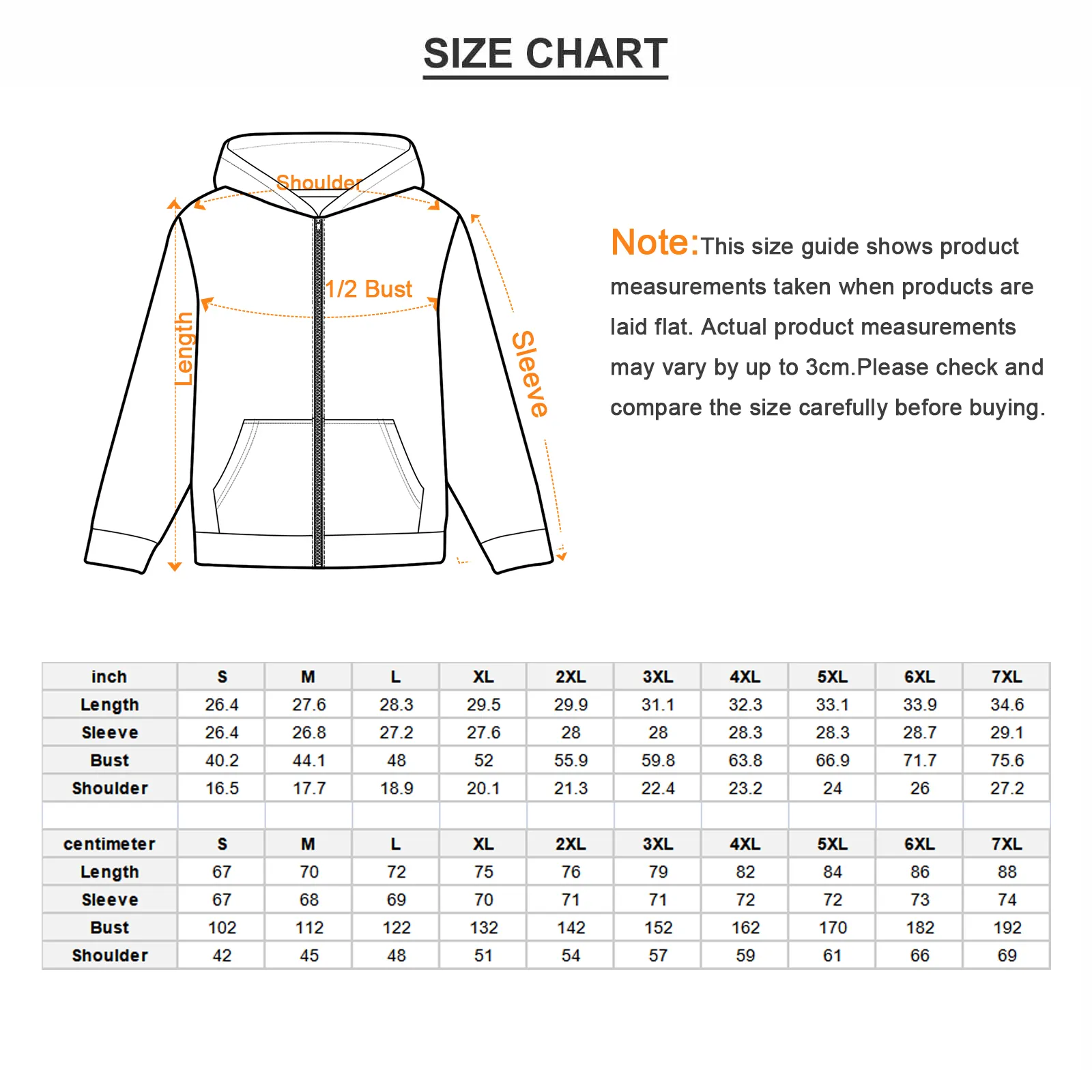 DHgatepod Men's Plush Lined Zip Hoodie - Heavyweight All-Over Print Sherpa Fleece Jacket for Extreme Winter Warmth