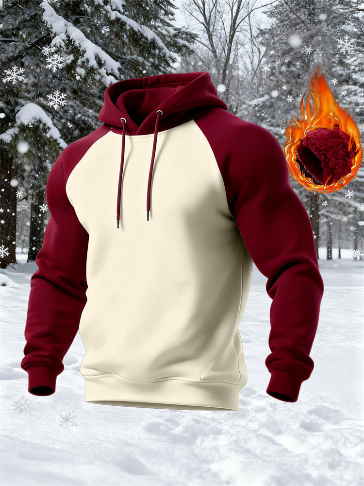 Designer mens hoodies and sportswear designers autumn and winter contrast color hoodie loose pullover thick long sleeved jumper sportswear S-3XL Sweat