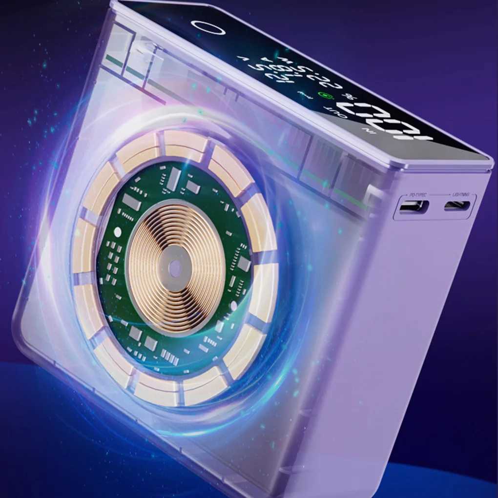 20000mAh Magnetic Powerbank for iPhone Mini Portable Charger 225W Power Bank Fast Charging Wireless Charge For Laptop IPhone J251114