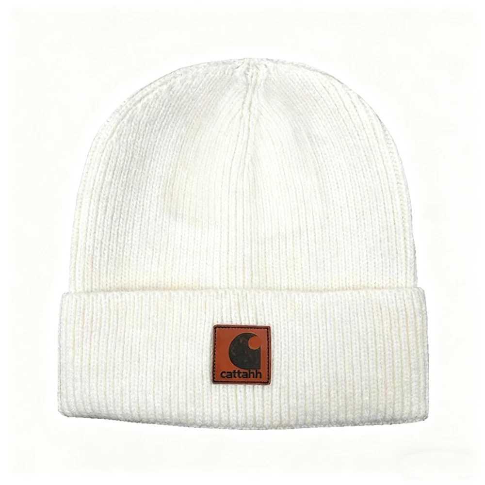 Fashion Carhatter Autumn Winter Beanies for Women Men Outdoor Y2K Skullcap Warm Skiing Hat Cold Hat Hip Hop Cycling Knit Hat J251022