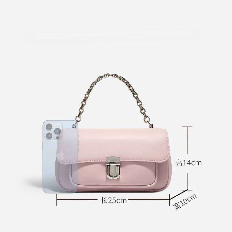 Women Shoulder Bag Female Genuine Leather Ins Vintage Messenger Lady Small Square Chain Box Flap Underarm Bags Purses Suo251022