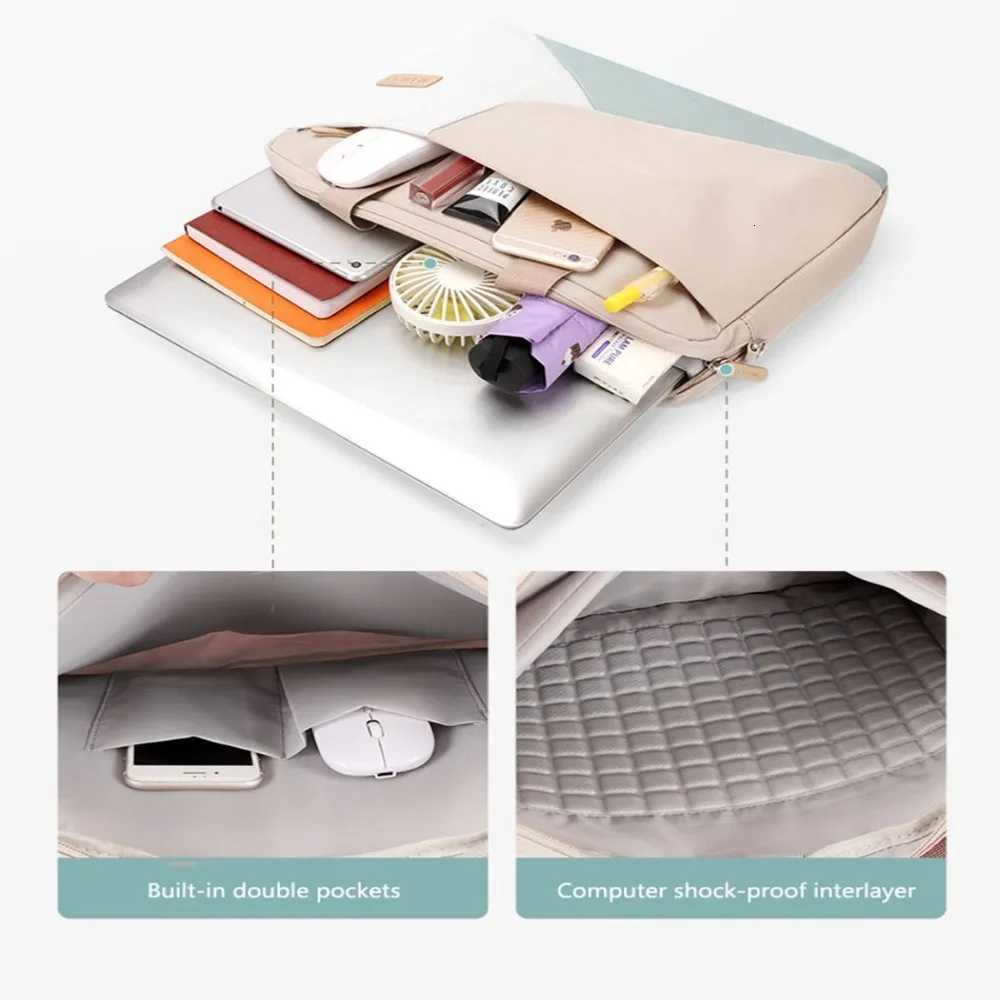 Shockproof Laptop Sleeve Bag Thin and Stylish Oxford Cloth Laptop Briefcase Durable 156 Inch Laptop Carrying Case W251022