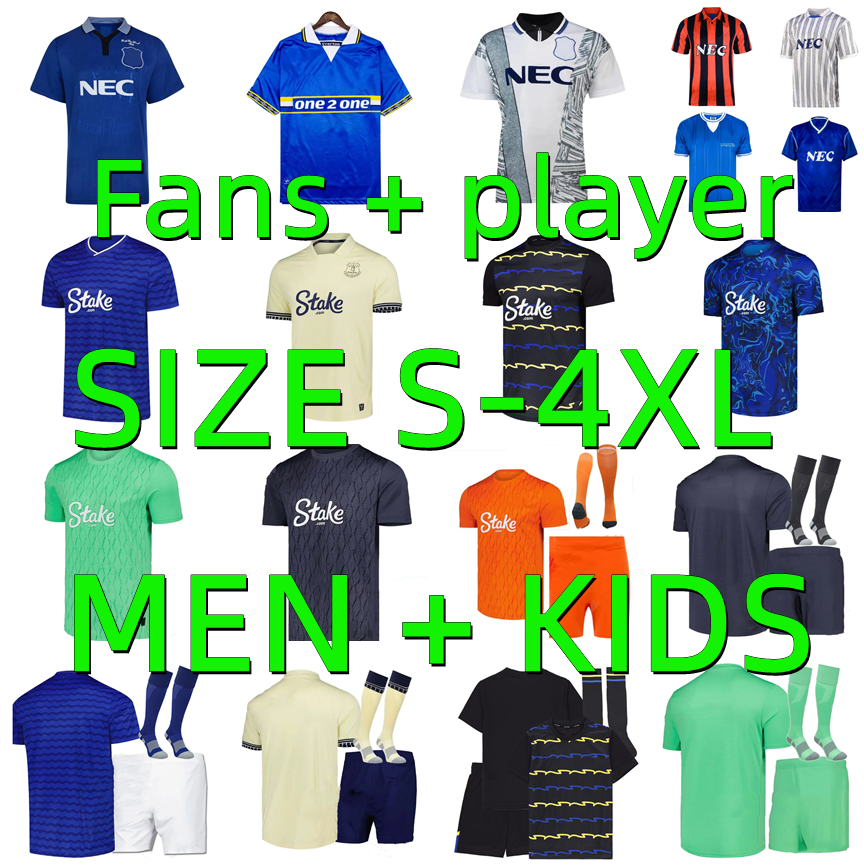 24 25 26 NDIAYE EFC EVERTONES soccer jerseys 2025 2026 McNEIL CALVERT-LEWIN MYKOLENKO TARKOWSKI KEANE BETO PICKFORD IROEGBUNAM football shirt Uniforms Men Kids kits