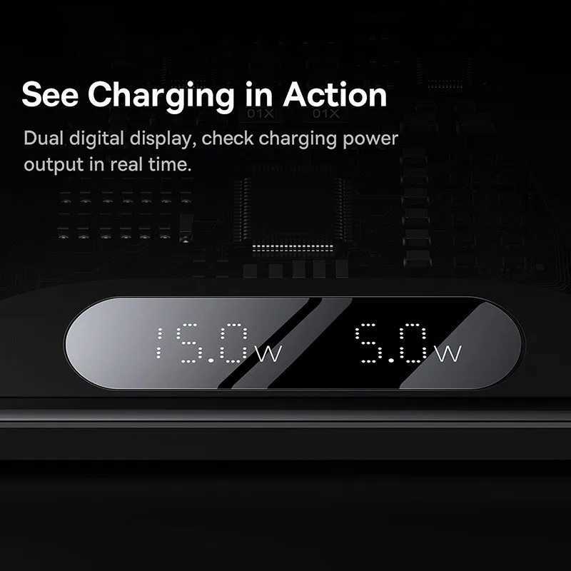 Baseus 20W Dual Wireless Chargers for iPhone 15 14 Airpod Pro Fast Qi Wireless Charger for 12 Pro Charging Pad J251114