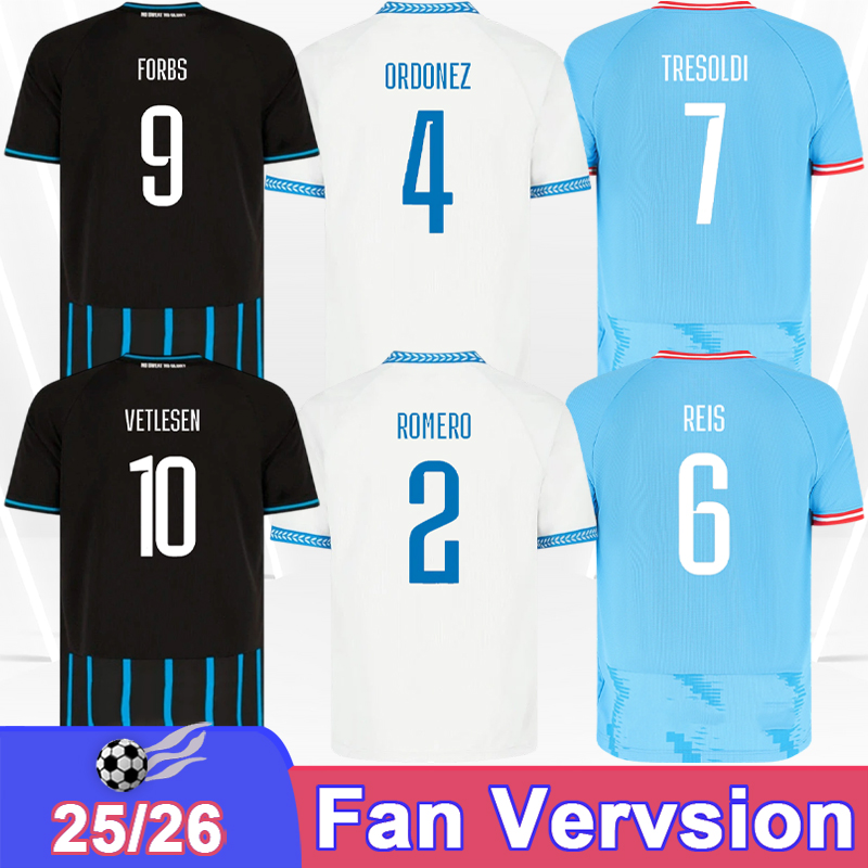 25 26 Brugge Mens Soccer Jerseys FORBS VETLESEN MEIJER ONYEDIKA VERMANT VANAKEN MECHELE SEYS ORDONEZ Home Away 3rd Football Shirts