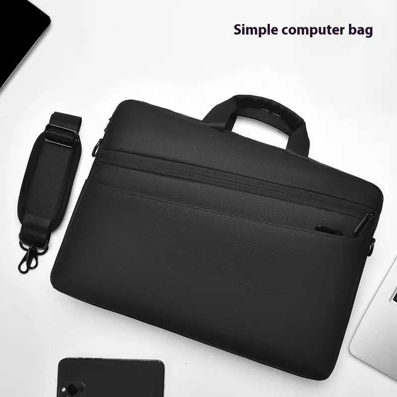 High Quality Business PVC Shoulder Messenger Bags Trendy Briefcase Bag Office Handbags 15 17 inch Laptop Bag W251022