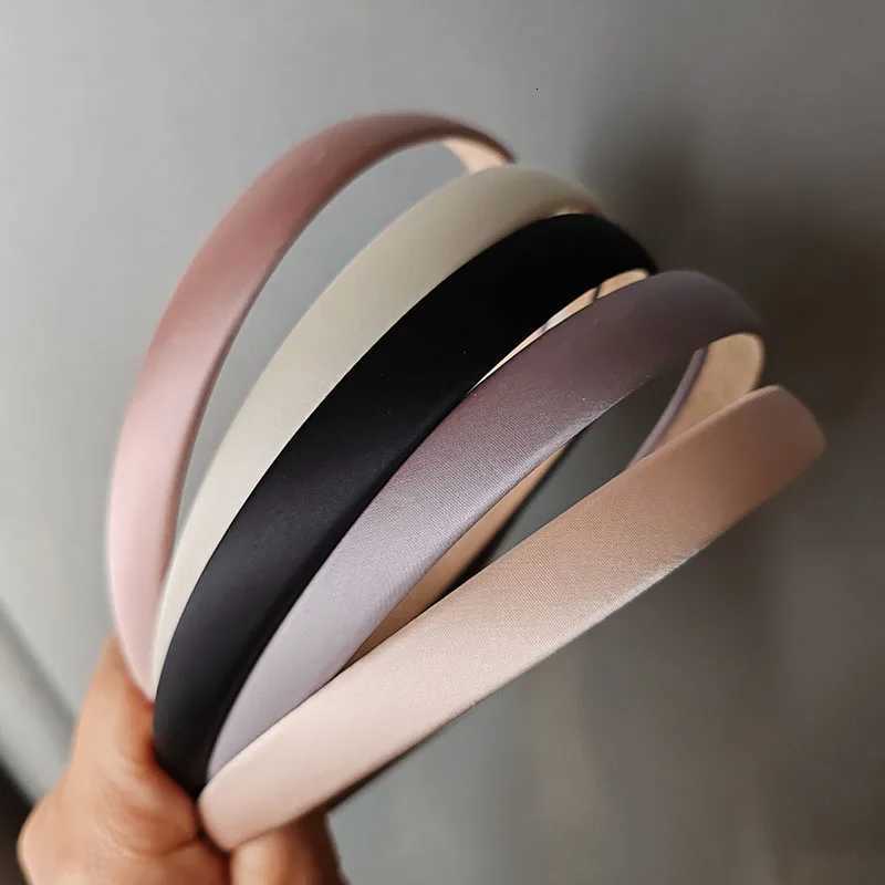 15cm Wide Solid Retro Premium Satin Hairbands Headbands for Women Girls Vintage Bezel for Party Gift Hair Bands Accessories V251022