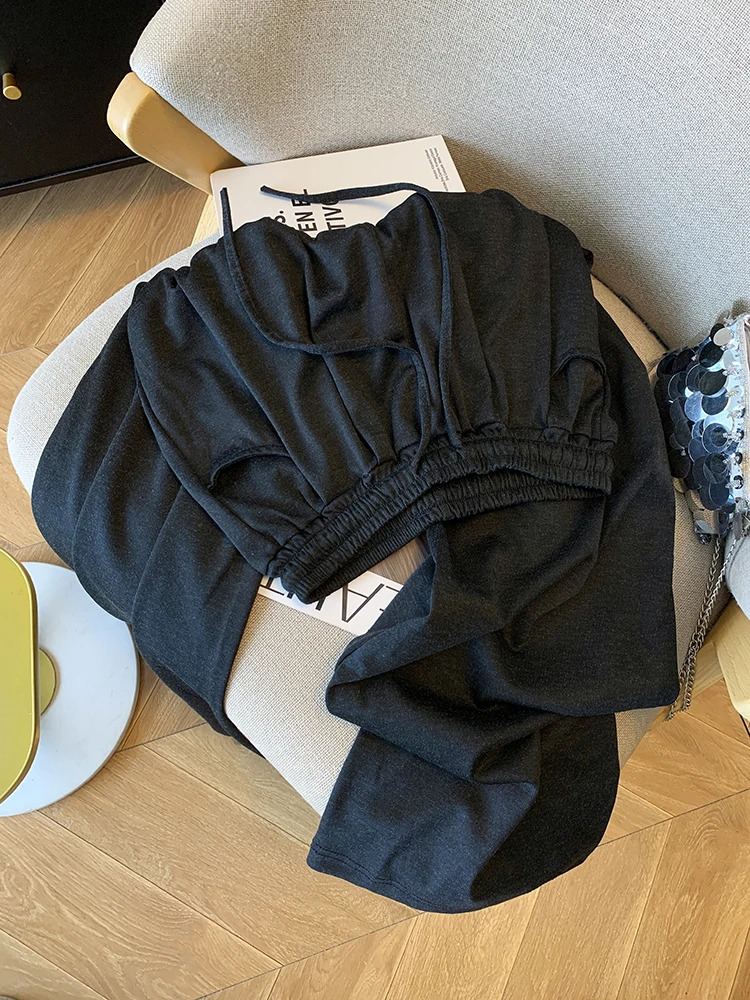 Lazy Style Loose FloorLength Pants Fashion Glutinous Rice WideLeg Pants Women Autumn Winter High Waist Casual Trousers 251022