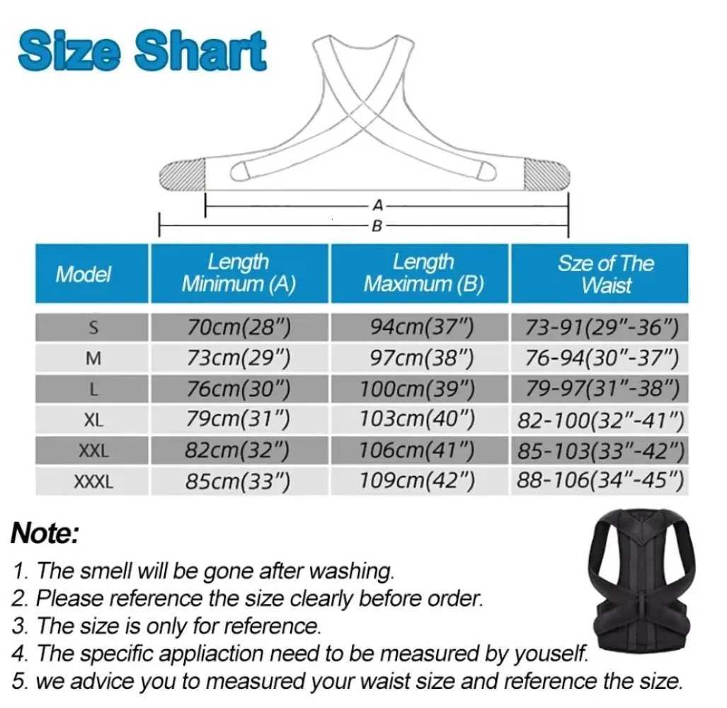 Adjustable Back Posture Corrector With Breathable Shoulder And Waist Support Straps For Boys And Girls To Relieve Back Pain1 D251022