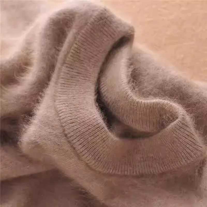 Mens 100 pure Mink Cashmere Sweater ONeck Pullovers Knit Large Size Mink Sweater Winter New Tops Long Sleeve HighEnd JumpersXJ251022