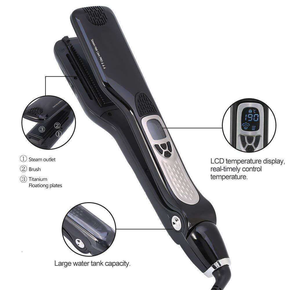 Famous Brand Designer Anion Temperature Control High Power Travel Outgoing Home Portable Straight Hair Curling Iron