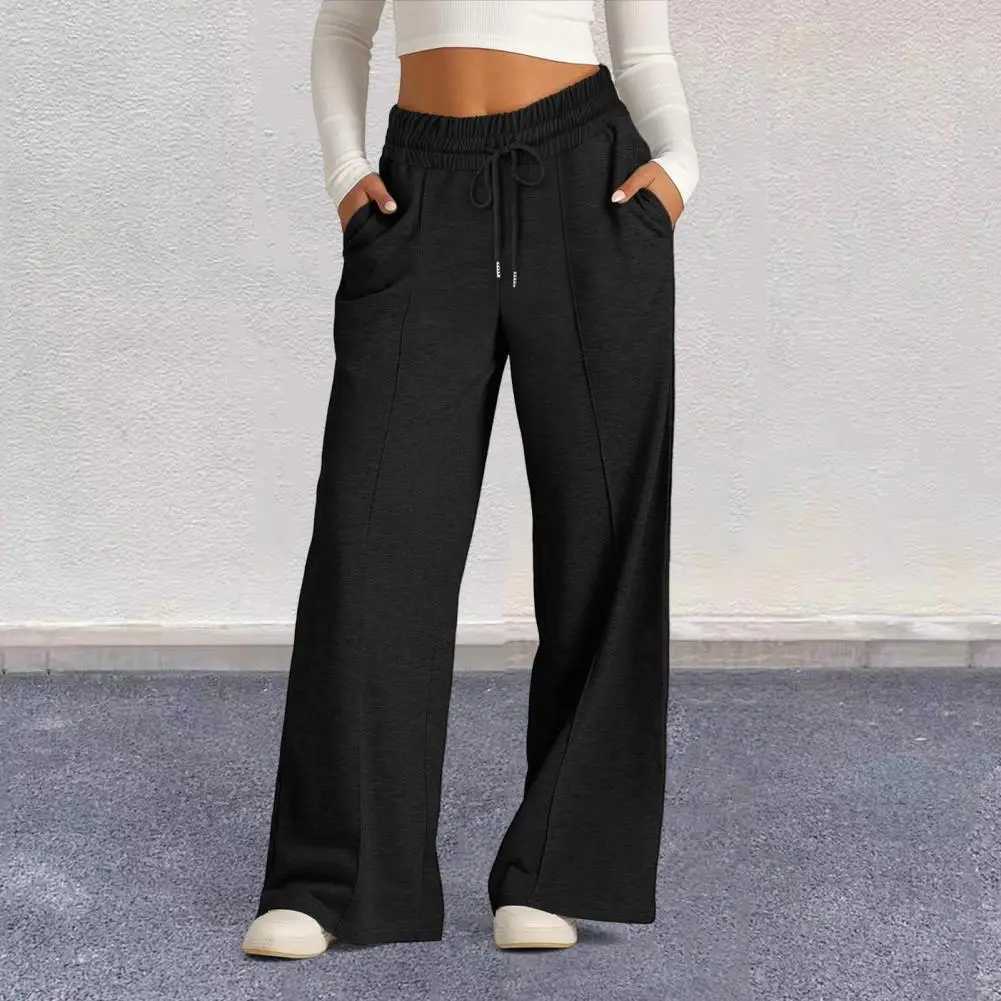 Yoga Straight Leg Sweatpant Straight Leg Womens Loose Tracksuit Pants Wide Leg Outdoor Gym Runing Casual Tracksuit PantsT251022