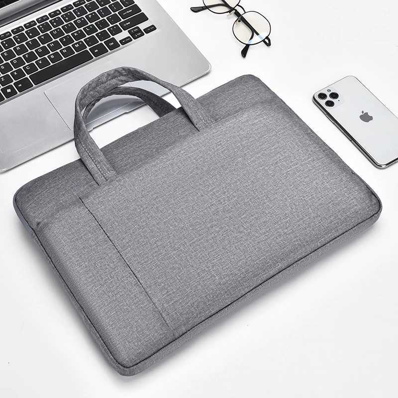 A 156 Inch Simple Design Laptop Briefcase High Quality Handbag Business Document Bag Elegant Computer Clutch for Men Women W251022