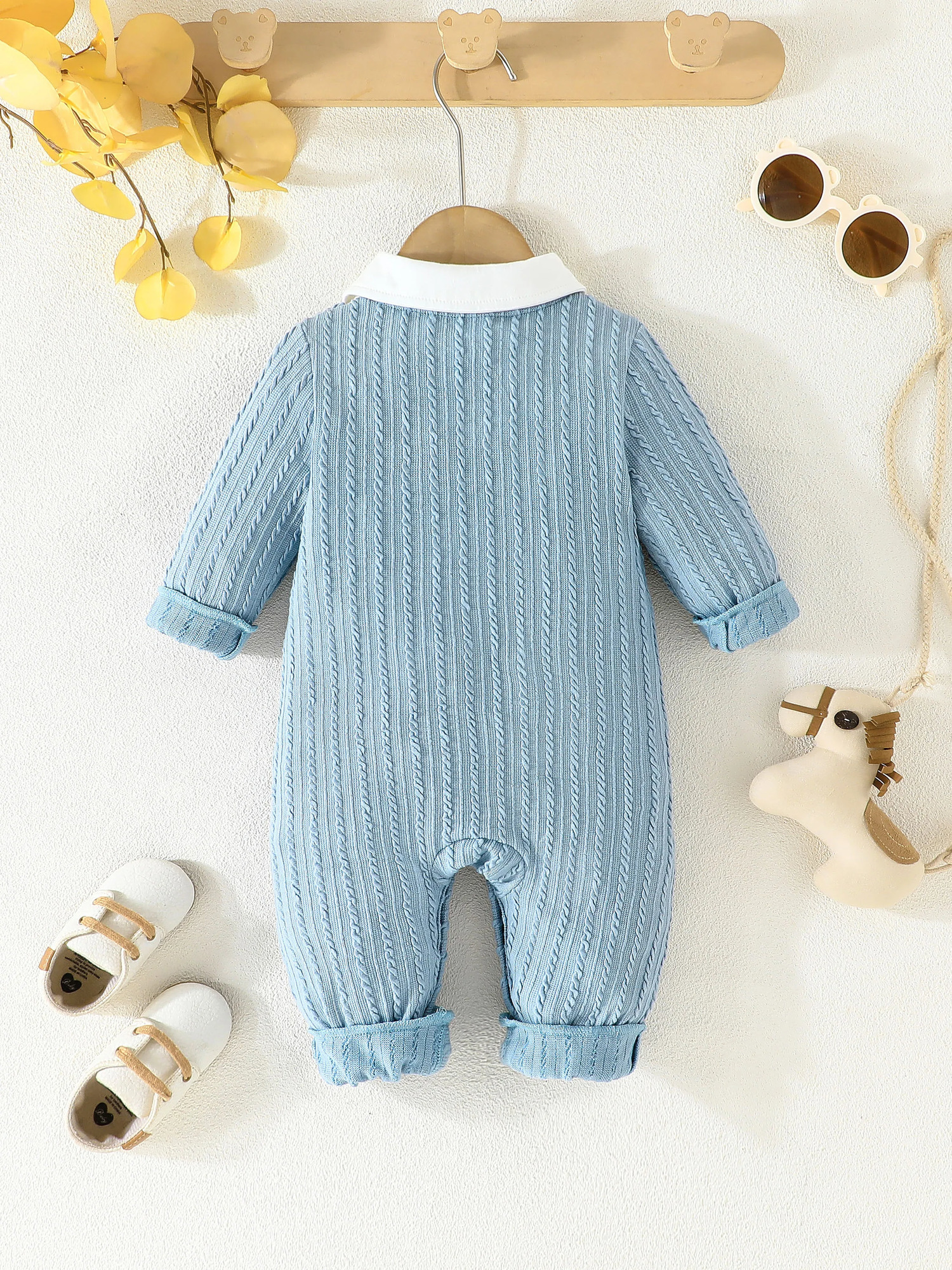born Baby Clothes 0 to 12Months Tiny Button Onesies For Boys Girls Long Sleeve Infant Romper Toddler Jumpsuit 251022