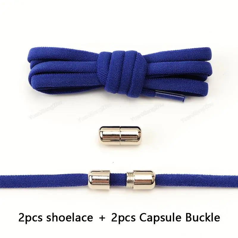 No tie Shoe laces Elastic laces Sneakers Round Shoelaces without ties Quick Shoelace for Shoes Kids Adult One Size fits All shoe251021