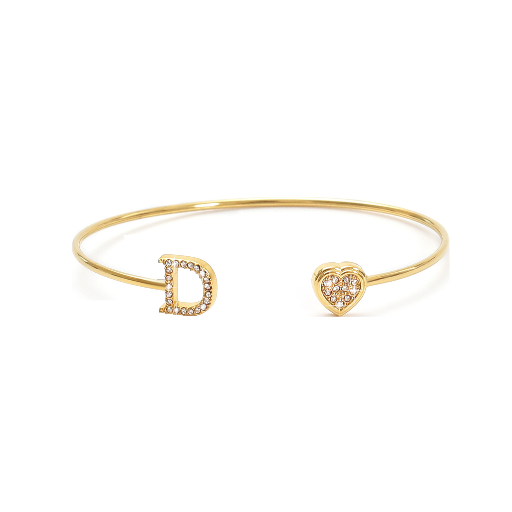 Bracelet designer Titanium Steel Diamond Women's Letter Bracelet Adjustable 18K Gold Inlaid Simple Fashion Bracelet charm bracelet free shipping