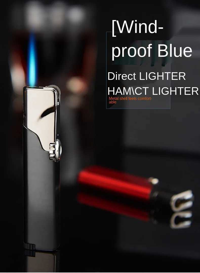 Pneumatic Grinding Wheel Straight Driving lady Lighter Portable Lighter Smoking AccessoriesNO GAS C251022