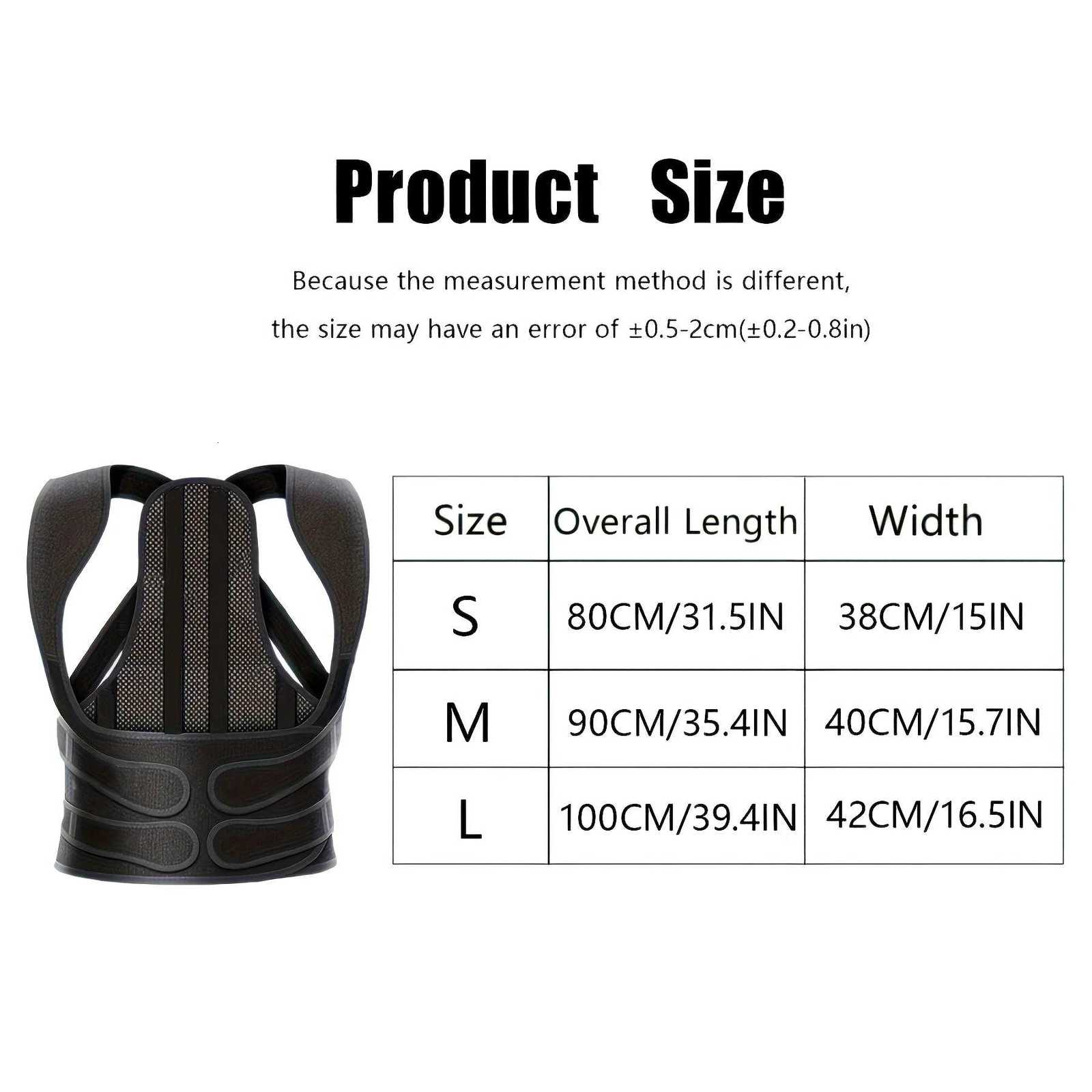 Back Brace Posture Corrector For Unisex Shoulder Straightener Adjustable Full Back Support Upper Hunchback Spine Corrector D251022