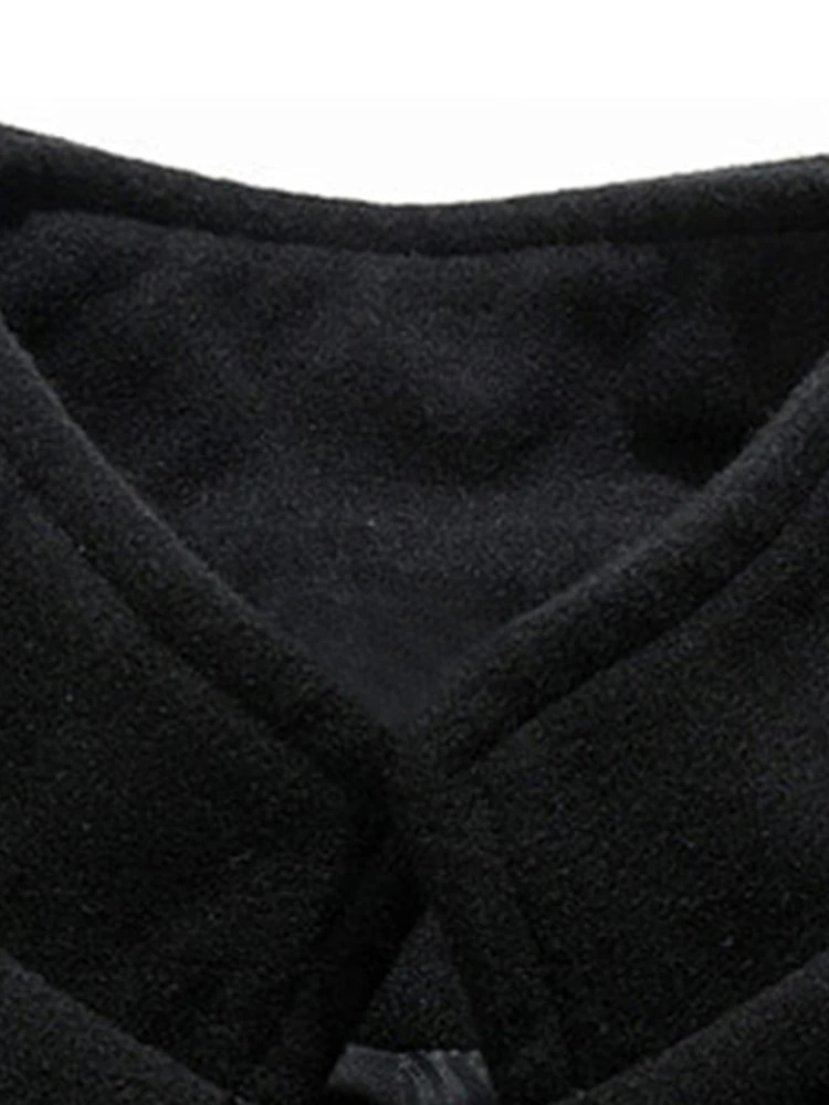 Mauroicardi Autumn Winter Long Fitted Black Thick Warm Soft Wool Blends Coat Men Single Breasted er Overcoat 251016