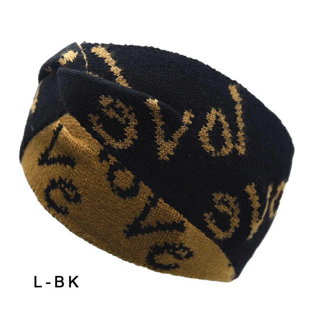 Autumn and winter keepwarm Knitted Twist Headband Workout Running Sport Elastic Hair Bands for Womens Turban Hair Wrap V251022
