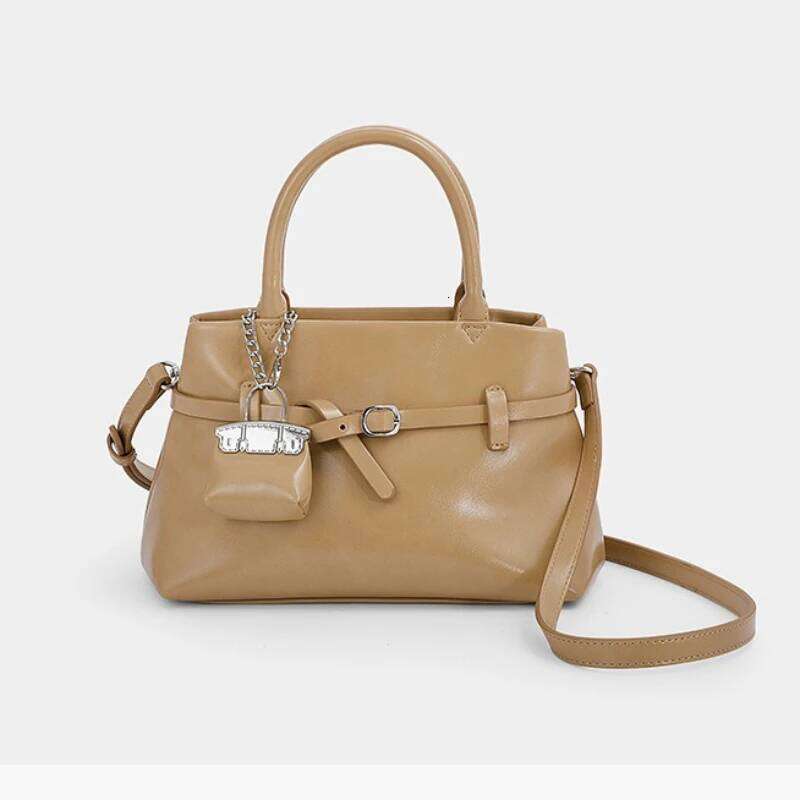 New PU Leather Niche Design Women's Handbag Advanced Simple Versatile Small Tote Crossbody Bags Commuter Female's Shoulder Bag Suo251022