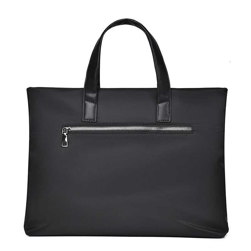 Mens simple solid color Oxford handbag laptop bag business lawyer briefcase bolsos para hombre sacoche homme luxe bag for man W251022